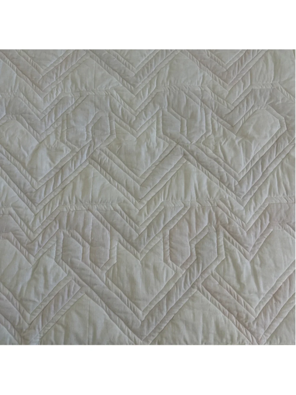 Handmade Pink White Heart Patchwork Quilt 35